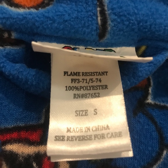 Nintendo Super Mario Bros Bathrobe size Small - Picture 6 of 7